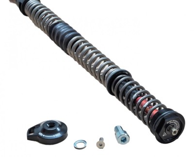 Coil spring dual position coil/shaft/top cap/adjuster knob assy, 140mm Ultimate FactoryBikes foto