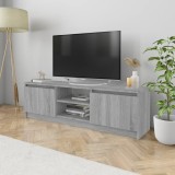 Cumpara ieftin Comodă TV, sonoma gri, 120x30x35,5 cm, lemn prelucrat