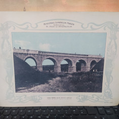 Viaduc de 45.00 m lungime klm 85+900 Calea ferată Galați Berești Bârlad 1903 201