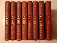 Biblia cu ilustrații (8 vol.) (versiune diortosită de Bartolomeu Valeriu Anania; Jurnalul Național)