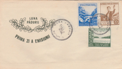 1953 Romania - FDC Luna Padurii, LP 348 foto