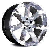 Folie decorativa jante auto set 4 bucati, print ecosolvent oracal, autoadeziva, diametru 60 cm, model sport fjt-08