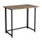 Birou de birou pliabil Thox stejar melaminat-metal negru 80x50x72cm