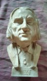 Statueta semnata, bust Franz Liszt muzician