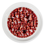 Cumpara ieftin Cristale Unghii LUXORISE, Rubin Red, LUXORISE Nail Art