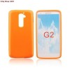 Husa Silicon TPU Jelly Portocaliu pentru LG G2 - Protectie Flexibila si Usoara