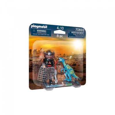 Playmobil - Set 2 Figurine - Dinozaur Si Cercetator foto