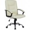 Scaun directorial GN02, ergonomic, cadru cromat, inaltime ajustabila, balans, 100 kg, bej