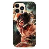 Husa compatibila cu Apple iPhone 11 model Attack on titan Eren Yeager Titan form, Silicon, TPU, Viceversa