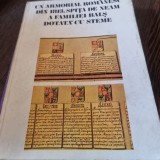 Maria Dogaru,Un armorial romanesc din 1813. Spita de neam a familiei Bals dotata cu steme