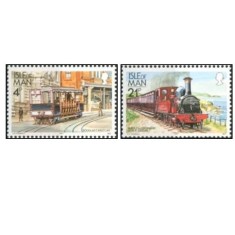 Isle of Man 1991 - calea ferata, serie neuzata