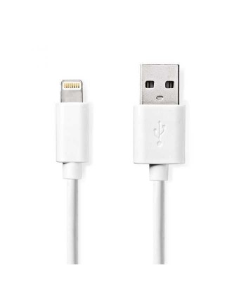 Cablu incarcator/date Apple Lightning 8-Pini - USB-A tata 1m 2.4A foto