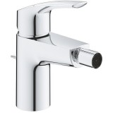 Baterie bideu monocomanda, cu ventil pop-up, crom, Grohe Eurosmart New