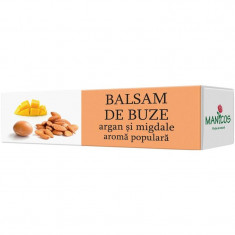 Balsam de Buze cu Argan, Migdale Dulci si Aroma de Portocale 4.8 grame Manicos