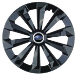 Cumpara ieftin Set 4 capace roti Fame negru R15 pentru gama auto Subaru, Autohelix MSA