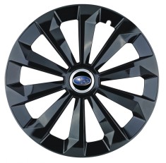 Set 4 capace roti Fame negru R14 pentru gama auto Subaru foto