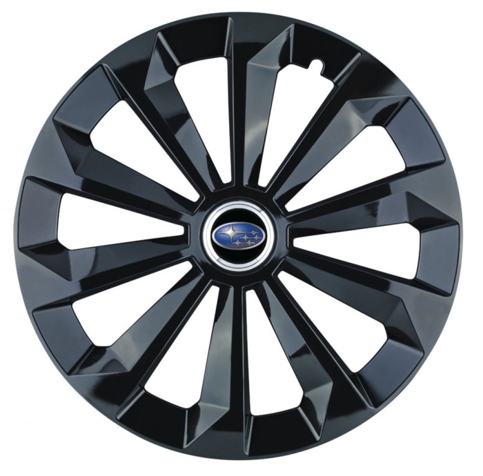 Set 4 capace roti Fame negru R16 pentru gama auto Subaru