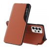 Husa Portofel Techsuit eFold pentru Samsung Galaxy A13, Portocalie, Protectie Completa, Functie Stand