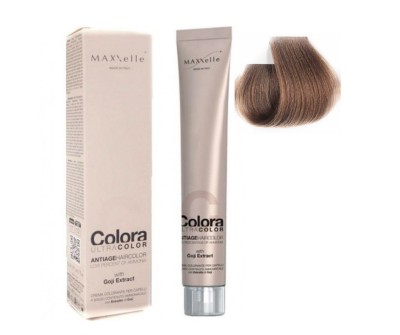 Blond ciocolatiu 7.7 - Vopsea Colora MaXXelle cu extract de Goji 100 ML foto