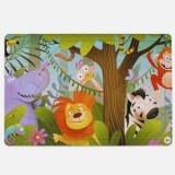 Puzzle Animale din Jungla, 24 Piese, Multicolor, CMCLASS
