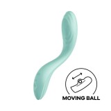 Vibrator Special Rrrolling Pleasure, Verde Menta, 22 cm, Satisfyer