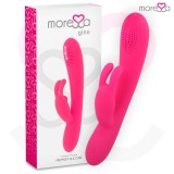 Moressa-Gino Premium Vibrator Re&icirc;ncărcabil din Silicon-7 Trepte