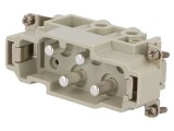 Conector HDC cu Inserturi de Contact Tată EPIC POWER K 4 Pin