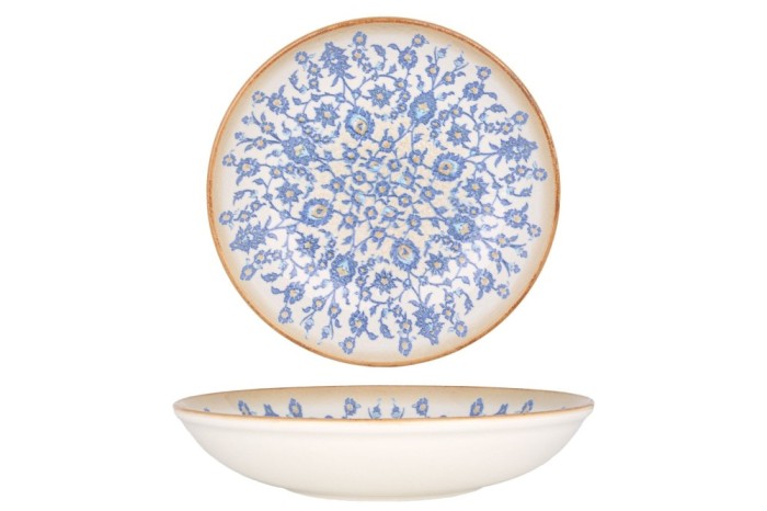 Rinart Farfurie ad&acirc;ncă - Tiara - Porţelan - 25 cm (1300cc) - set de 6