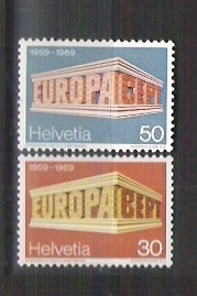 Switzerland 1969 Europa CEPT, MNH AC.111 foto