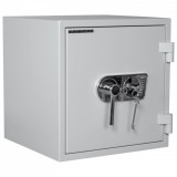 Seif certificat antiefractie antifoc FireMaster50 cheie 490x480x455mm EN1143/EN2 60P gri deschis, Rottner Security