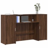 Cumpara ieftin Birou de recepție Stejar maro 180x50x103,5 cm Lemn prelucrat