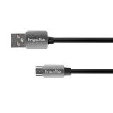 CABLU USB TATA-MICRO USB TATA OTG 0.2M K&amp;M - KM0323