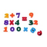 Cifre Magnetice Educative, Set 36 buc, Multicolor, CMCLASS