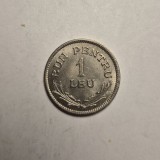 1 leu 1924 UNC Poissy Piesa de Colectie
