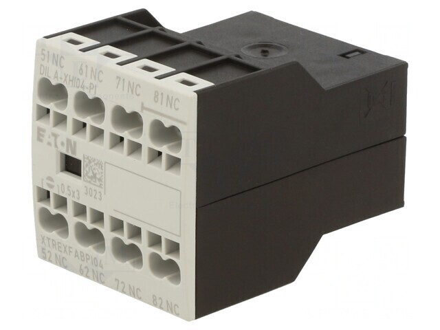 Contacte auxiliare Term: cleme push-in frontală Pini: NC x4, DILA-XHI04-PI