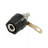 Mufa Banana Mama 4mm, Plastic Negru, Montabila