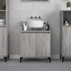 Gossi dulap de chiuveta, gri sonoma, 58x33x60 cm, lemn prelucrat