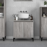 Gossi dulap de chiuveta, gri sonoma, 58x33x60 cm, lemn prelucrat