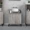 Gossi dulap de chiuveta, gri sonoma, 58x33x60 cm, lemn prelucrat