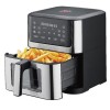 Friteuza cu Aer Cald Air Fryer 1800W cu Recipient de 8L &amp; Ecran Tactil LED