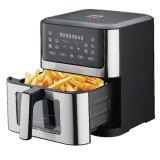 Cumpara ieftin Friteuza cu Aer Cald Air Fryer 1800W cu Recipient de 8L &amp; Ecran Tactil LED
