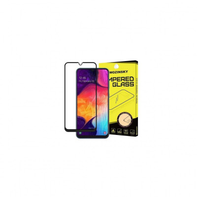 Folie Sticla Compatibila cu Samsung Galaxy A30,Galaxy A50 - Wozinsky 5D Full Glue Negru foto