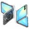 Husa MagSafe pentru Samsung Galaxy Z Flip7 F766, Spigen, Ultra Hybrid Pro Neo One, Transparenta