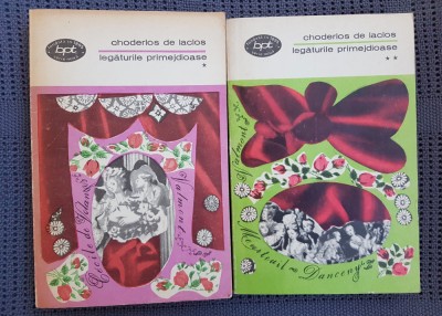 Choderlos de Laclos - Legăturile primejdioase vol I-II 1969 foto