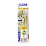 Periuta de dinti manuala Natural Clean Duo Soft Trisa 690376 - NOU