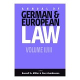 Annual Of German &amp; European Law