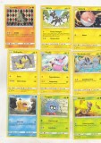 bnk crc Cartonase de colectie - Pokemon Italia 2019 - 135 diferite