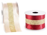 Cumpara ieftin Set 4 panglici Christmas textil 70 mm x 10 m