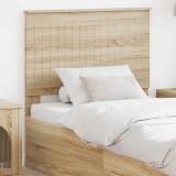 vidaXL Tăblie cap cu headboard Stejar Sonoma 90 cm Lemn compozit 887805