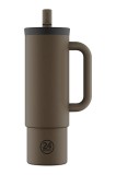 24bottles cană termică Straw 800ml Mocha culoarea maro, Straw.800.Mocha